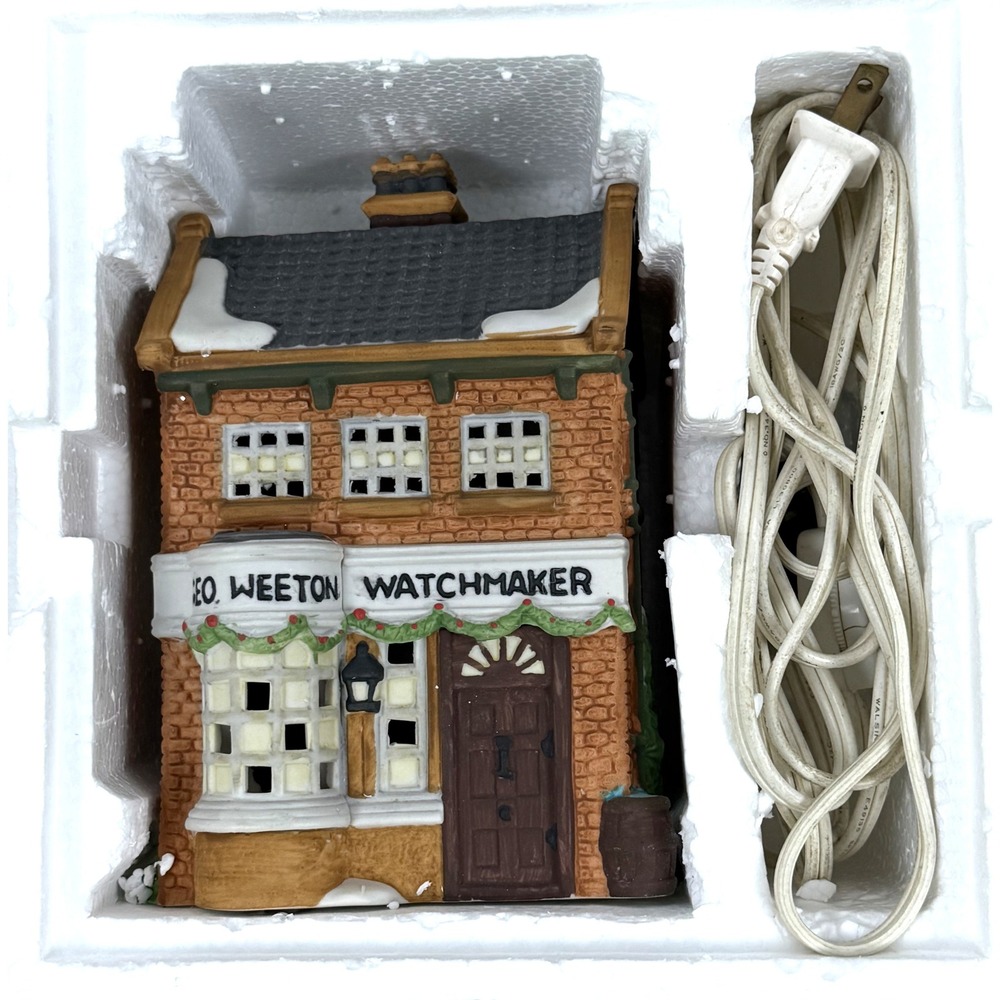 Dept 56 Dickens Village Geo. Weeton Watchmaker 59269 Original Box